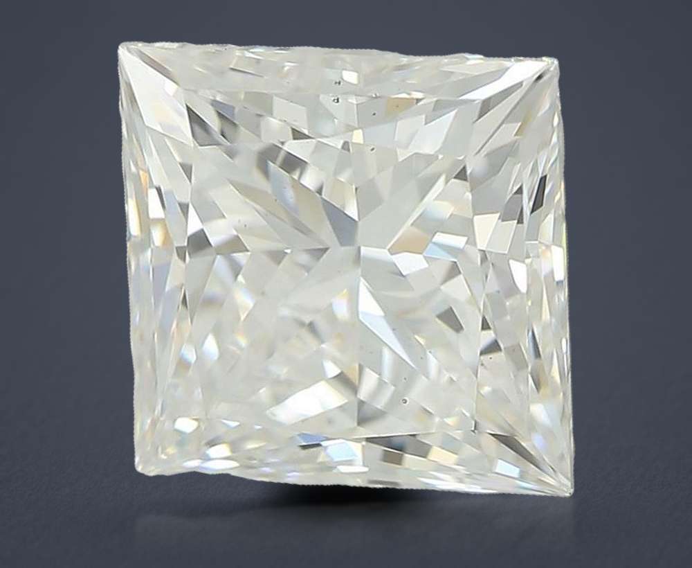 2.58ct E VS2 Rare Carat Ideal Cut Princess Lab Grown Diamond