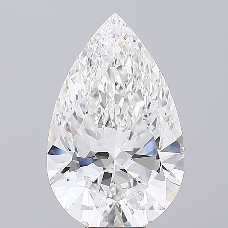 10.55ct F VVS2 Excellent Cut Pear Lab Grown Diamond