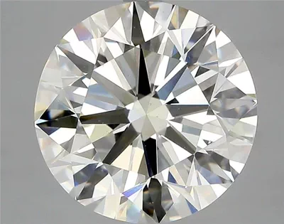5.19ct K VS2 Rare Carat Ideal Cut Round Diamond