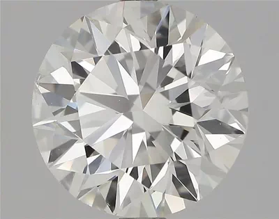 2.52ct I SI1 Rare Carat Ideal Cut Round Diamond