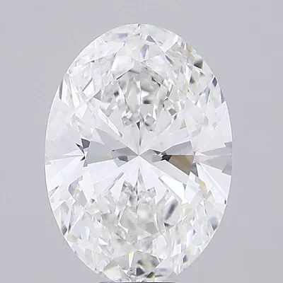11.07ct F VS1 Rare Carat Ideal Cut Oval Lab Grown Diamond
