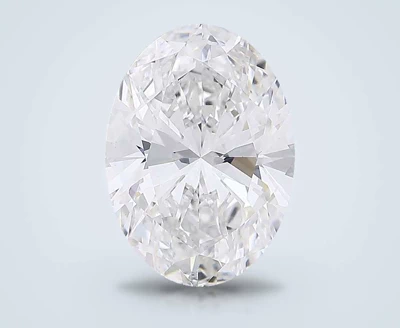 11.07ct F VS1 Rare Carat Ideal Cut Oval Lab Grown Diamond