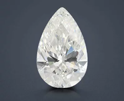 7.09ct F VS1 Rare Carat Ideal Cut Pear Lab Grown Diamond