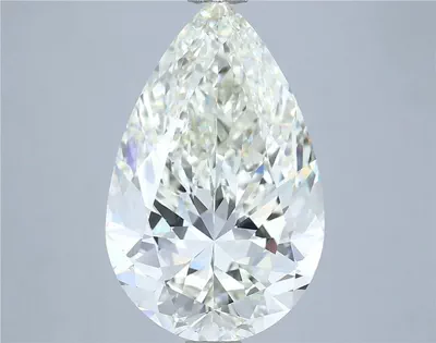 5.01ct J VVS1 Rare Carat Ideal Cut Pear Diamond