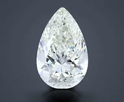 5.01ct J VVS1 Rare Carat Ideal Cut Pear Diamond