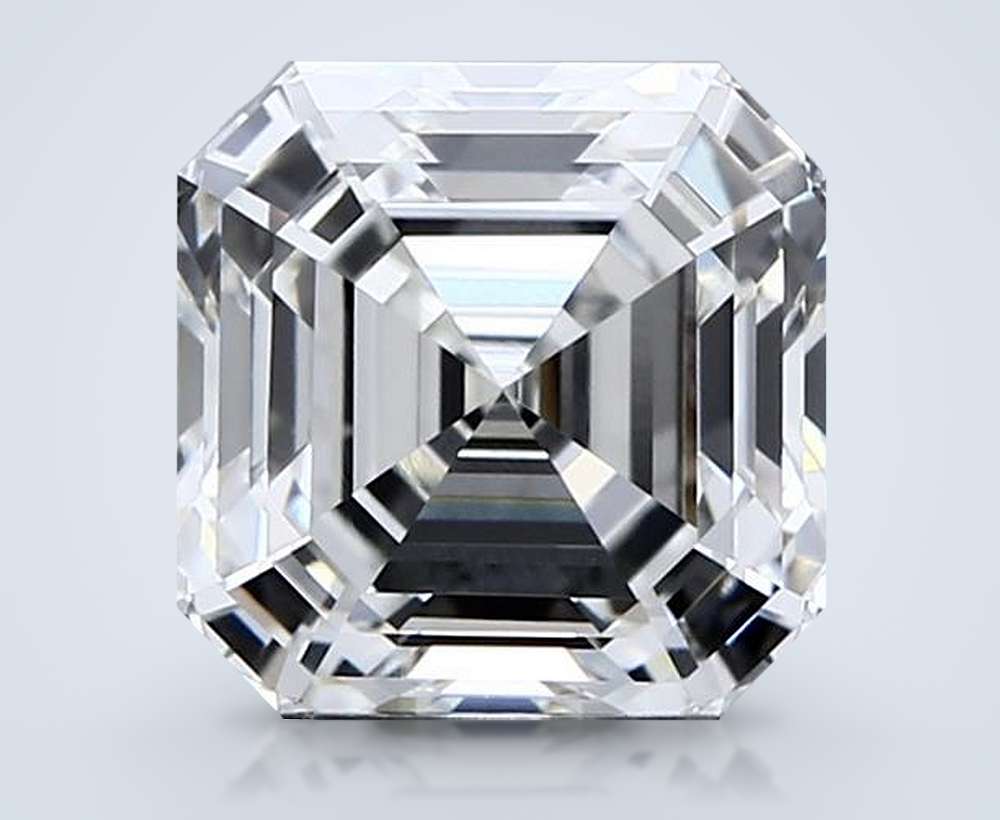 3.03ct G VVS2 Very Good Cut Asscher Lab Grown Diamond