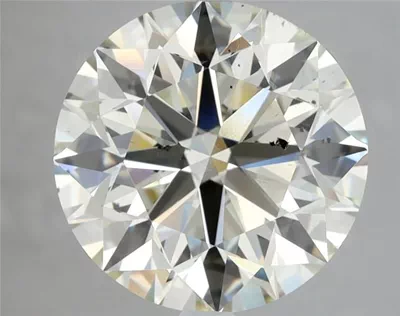 4.14ct K SI1 Excellent Cut Round Diamond