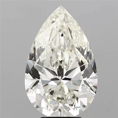 5.05ct J VVS2 Rare Carat Ideal Cut Pear Diamond
