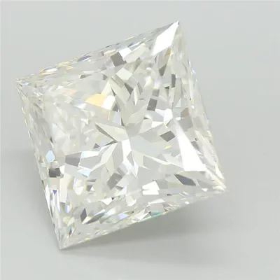 5.02ct F VVS2 Rare Carat Ideal Cut Princess Lab Grown Diamond