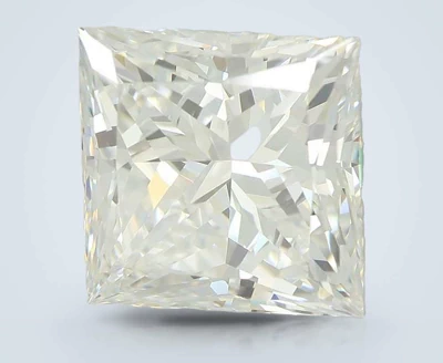 5.02ct F VVS2 Rare Carat Ideal Cut Princess Lab Grown Diamond