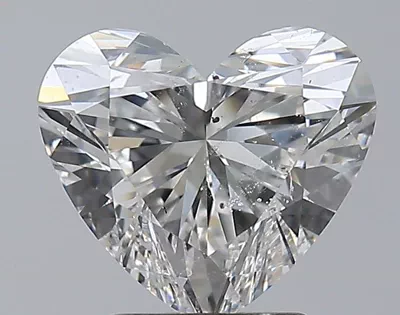 2.52ct H SI2 Rare Carat Ideal Cut Heart Diamond