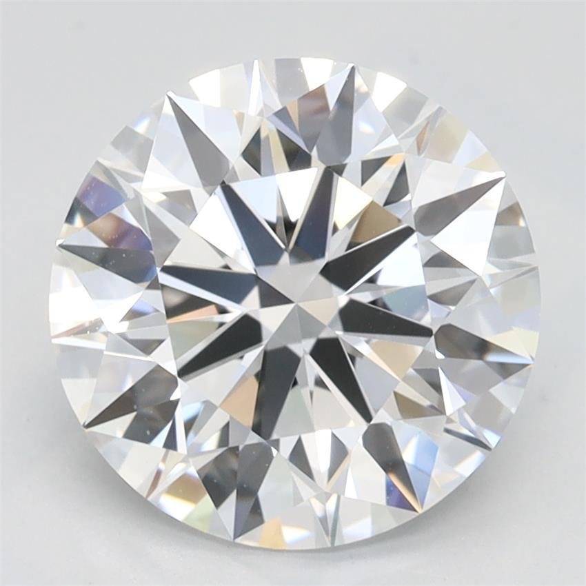2.51ct E VS2 Rare Carat Ideal Cut Round Lab Grown Diamond