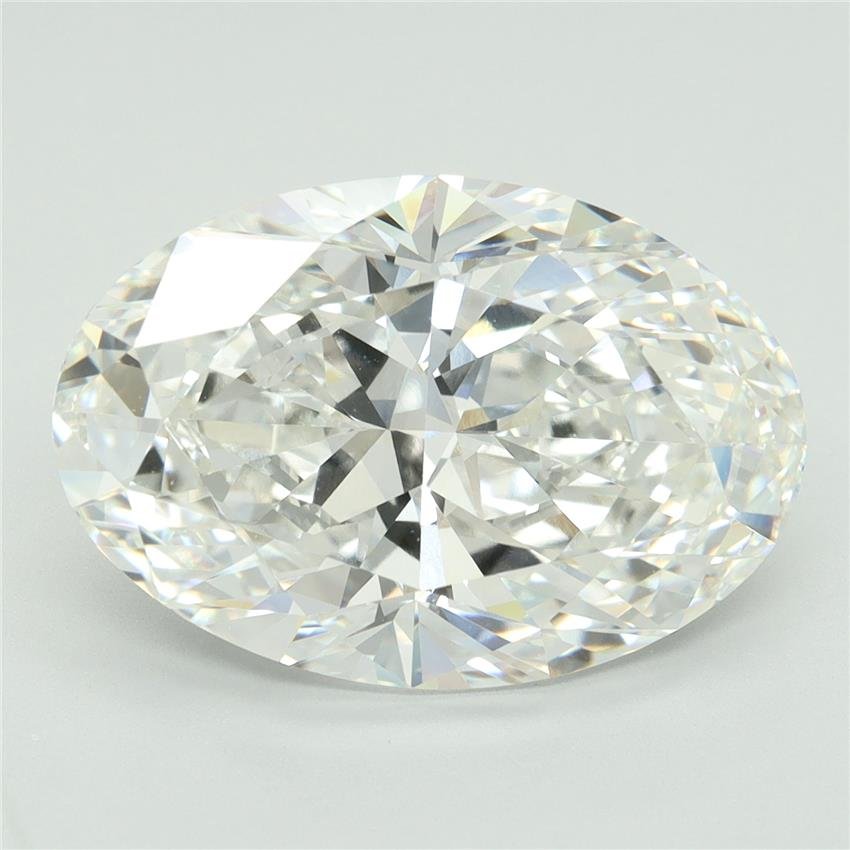10.09ct F VVS2 Rare Carat Ideal Cut Oval Lab Grown Diamond