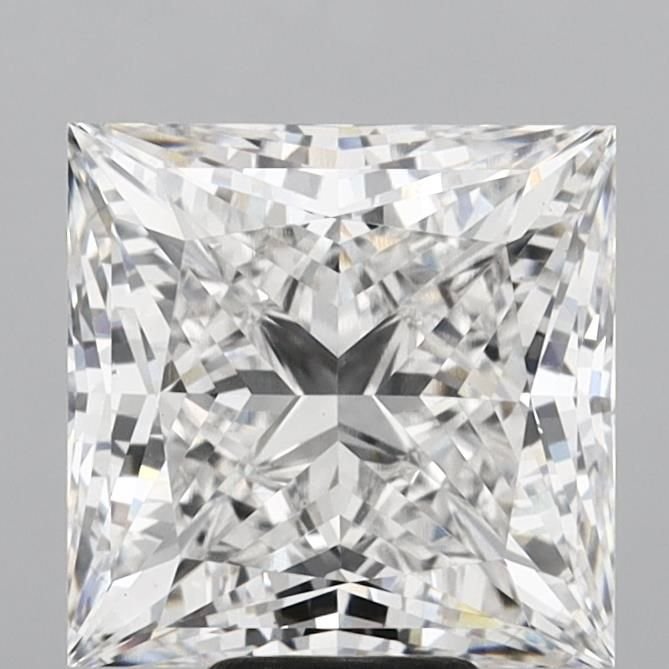 9.07ct F VS1 Rare Carat Ideal Cut Princess Lab Grown Diamond