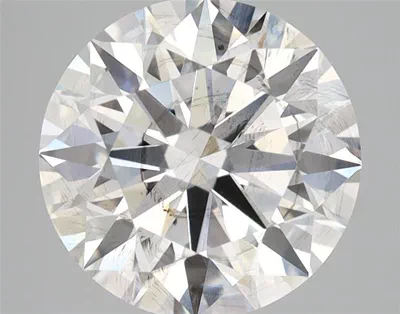 3.39ct E SI2 Rare Carat Ideal Cut Round Lab Grown Diamond