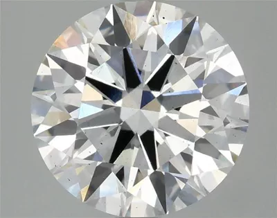 3.67ct F SI1 Rare Carat Ideal Cut Round Lab Grown Diamond