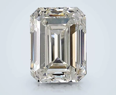 2.51ct J VS2 Rare Carat Ideal Cut Emerald Diamond