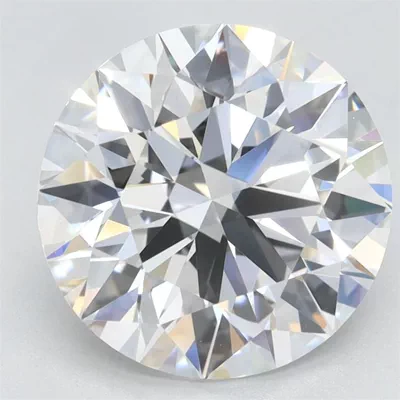 3.16ct E IF Rare Carat Ideal Cut Round Lab Grown Diamond