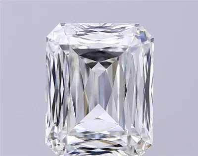 6.07ct H VS2 Rare Carat Ideal Cut Radiant Lab Grown Diamond