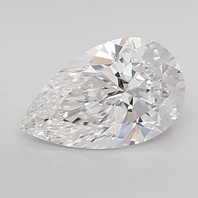 1.58ct D VVS2 Rare Carat Ideal Cut Pear Lab Grown Diamond