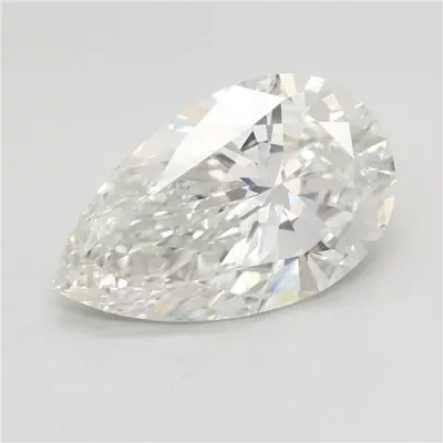 4.06ct G VVS2 Rare Carat Ideal Cut Pear Lab Grown Diamond