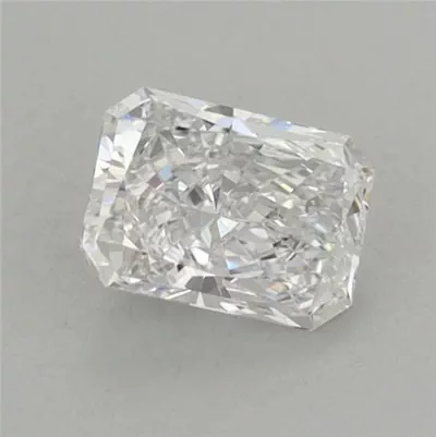 0.71ct D VVS2 Rare Carat Ideal Cut Radiant Lab Grown Diamond