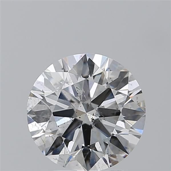 3.01ct E SI2 Rare Carat Ideal Cut Round Diamond