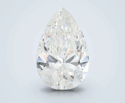 7.03ct G VVS2 Rare Carat Ideal Cut Pear Lab Grown Diamond