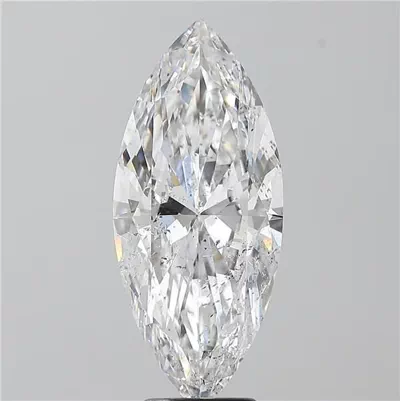 5.01ct D SI2 Rare Carat Ideal Cut Marquise Diamond