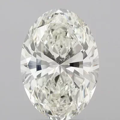 3.51ct K SI1 Rare Carat Ideal Cut Oval Diamond