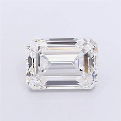 4.07ct E VS2 Rare Carat Ideal Cut Emerald Lab Grown Diamond