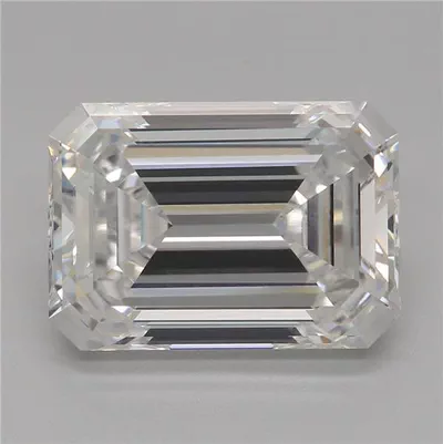 4.02ct F VS1 Rare Carat Ideal Cut Emerald Lab Grown Diamond