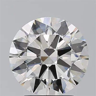 3.01ct J VS2 Rare Carat Ideal Cut Round Diamond