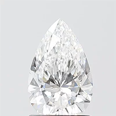 1.02ct E VS2 Rare Carat Ideal Cut Pear Lab Grown Diamond