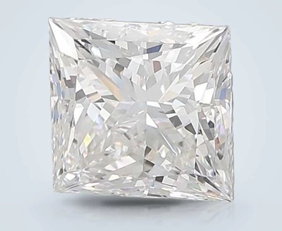 6.08ct D VVS2 Rare Carat Ideal Cut Princess Lab Grown Diamond