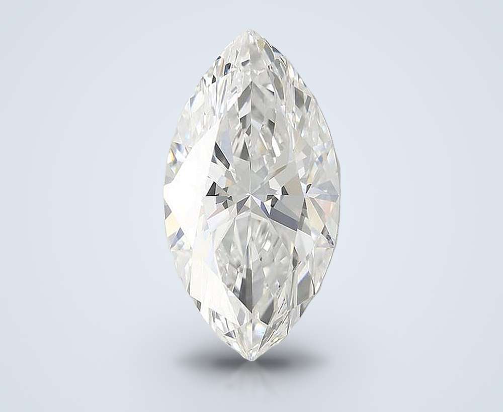 2.58ct E VVS2 Rare Carat Ideal Cut Marquise Lab Grown Diamond