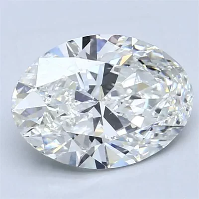 2.01ct H SI1 Rare Carat Ideal Cut Oval Diamond