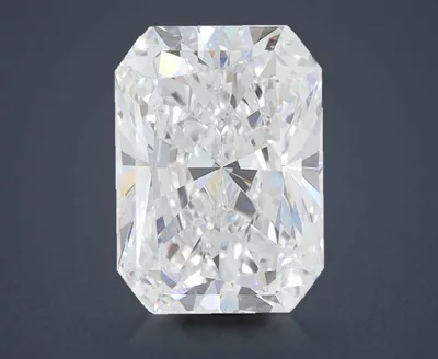 3.05ct D VVS2 Rare Carat Ideal Cut Radiant Lab Grown Diamond