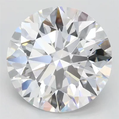 3.15ct D IF Rare Carat Ideal Cut Round Lab Grown Diamond