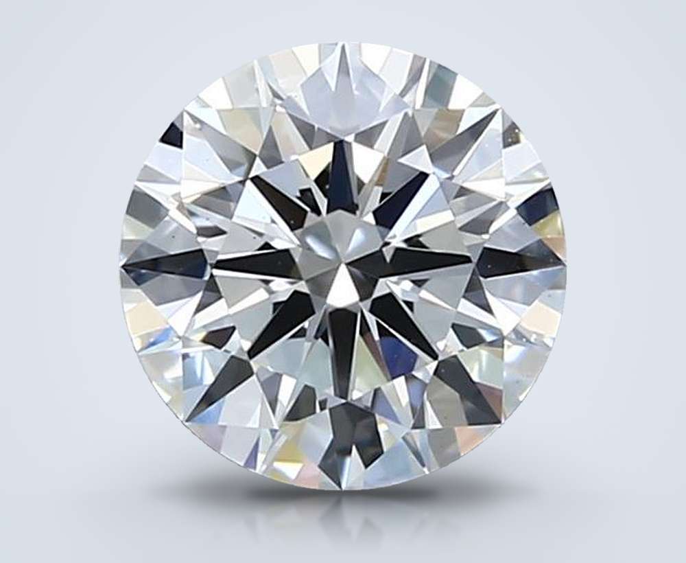 1.53ct D VS1 Rare Carat Ideal Cut Round Lab Grown Diamond