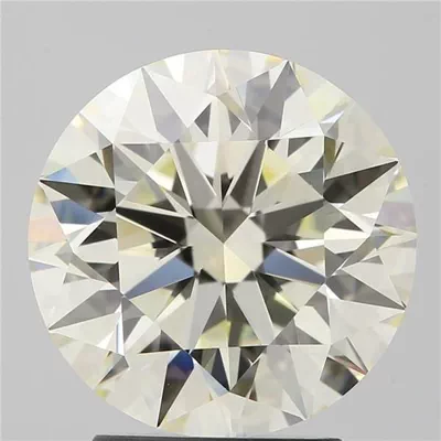 3.02ct K VVS1 Rare Carat Ideal Cut Round Diamond