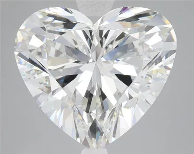 7.07ct F VS2 Rare Carat Ideal Cut Heart Lab Grown Diamond