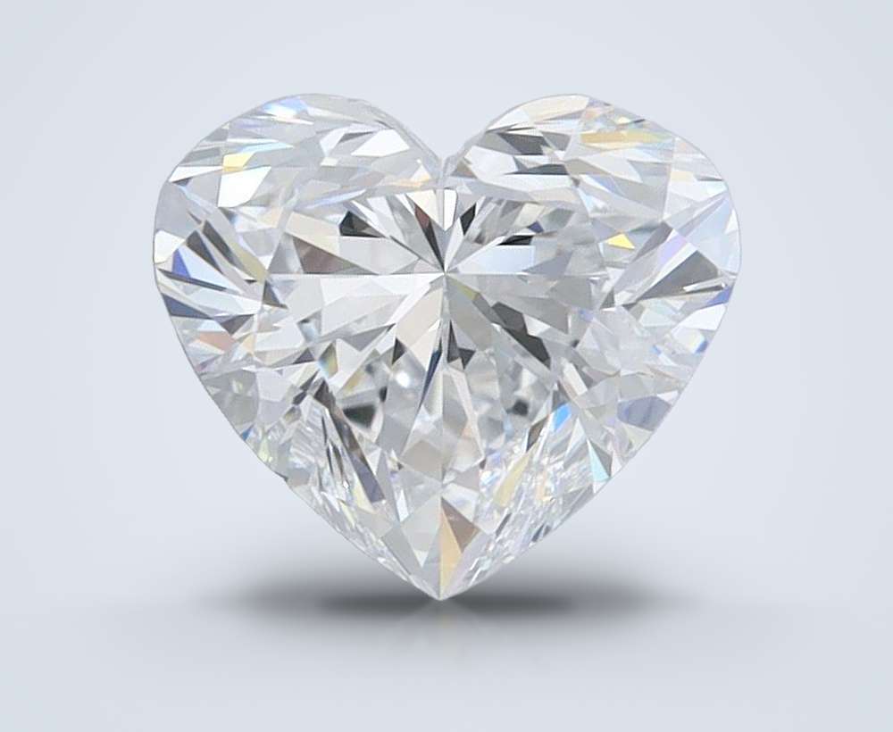 1.79ct E VVS1 Rare Carat Ideal Cut Heart Lab Grown Diamond