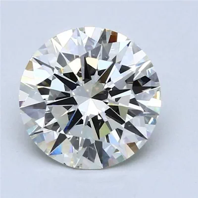 3.06ct J SI1 Rare Carat Ideal Cut Round Diamond