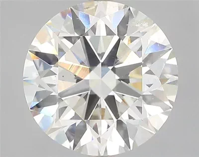 3.64ct I SI2 Rare Carat Ideal Cut Round Diamond
