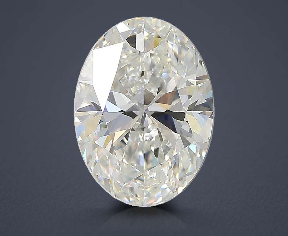 3.05ct E VS1 Rare Carat Ideal Cut Oval Lab Grown Diamond