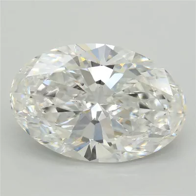 7.22ct E VVS2 Rare Carat Ideal Cut Oval Lab Grown Diamond