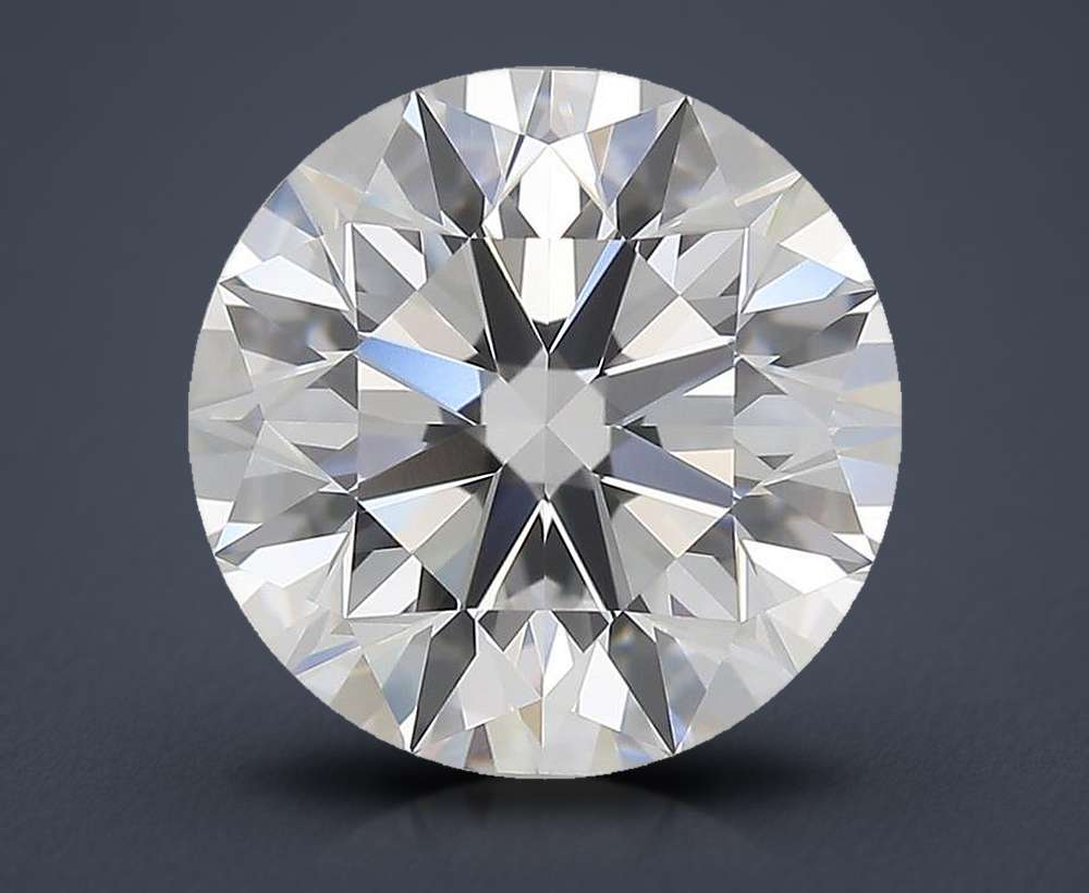 2.37ct D FL Rare Carat Ideal Cut Round Diamond