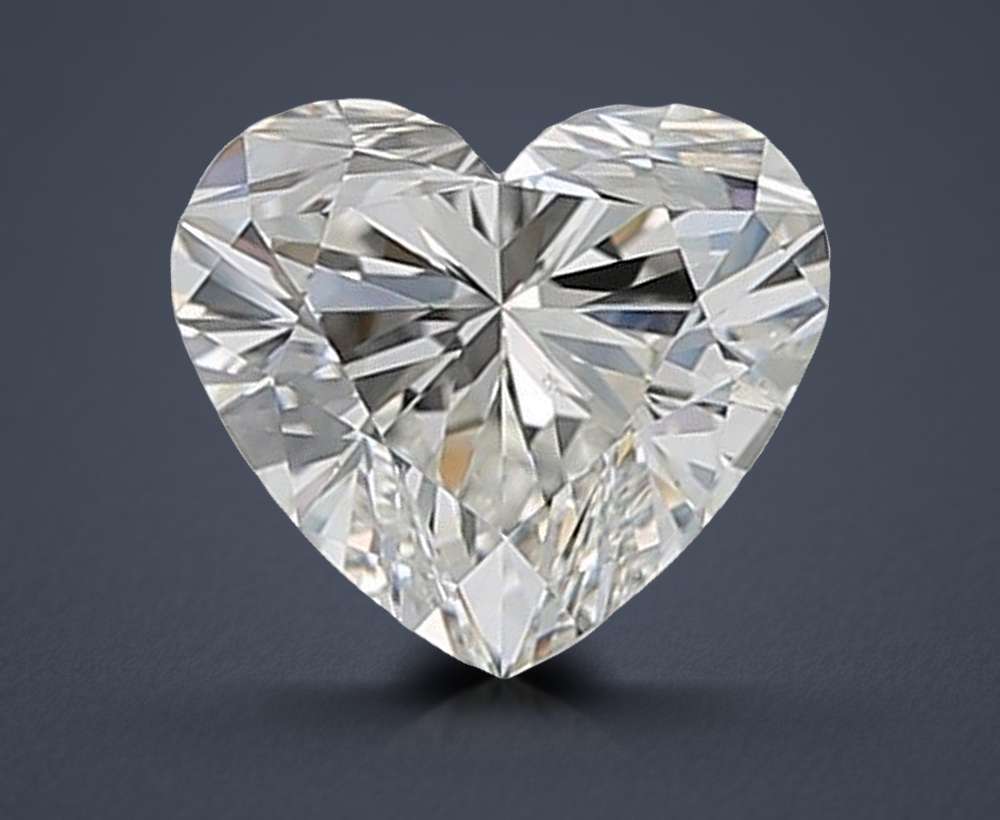 0.77ct I VS2 Excellent Cut Heart Diamond