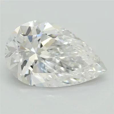 2.54ct D VS1 Rare Carat Ideal Cut Pear Lab Grown Diamond